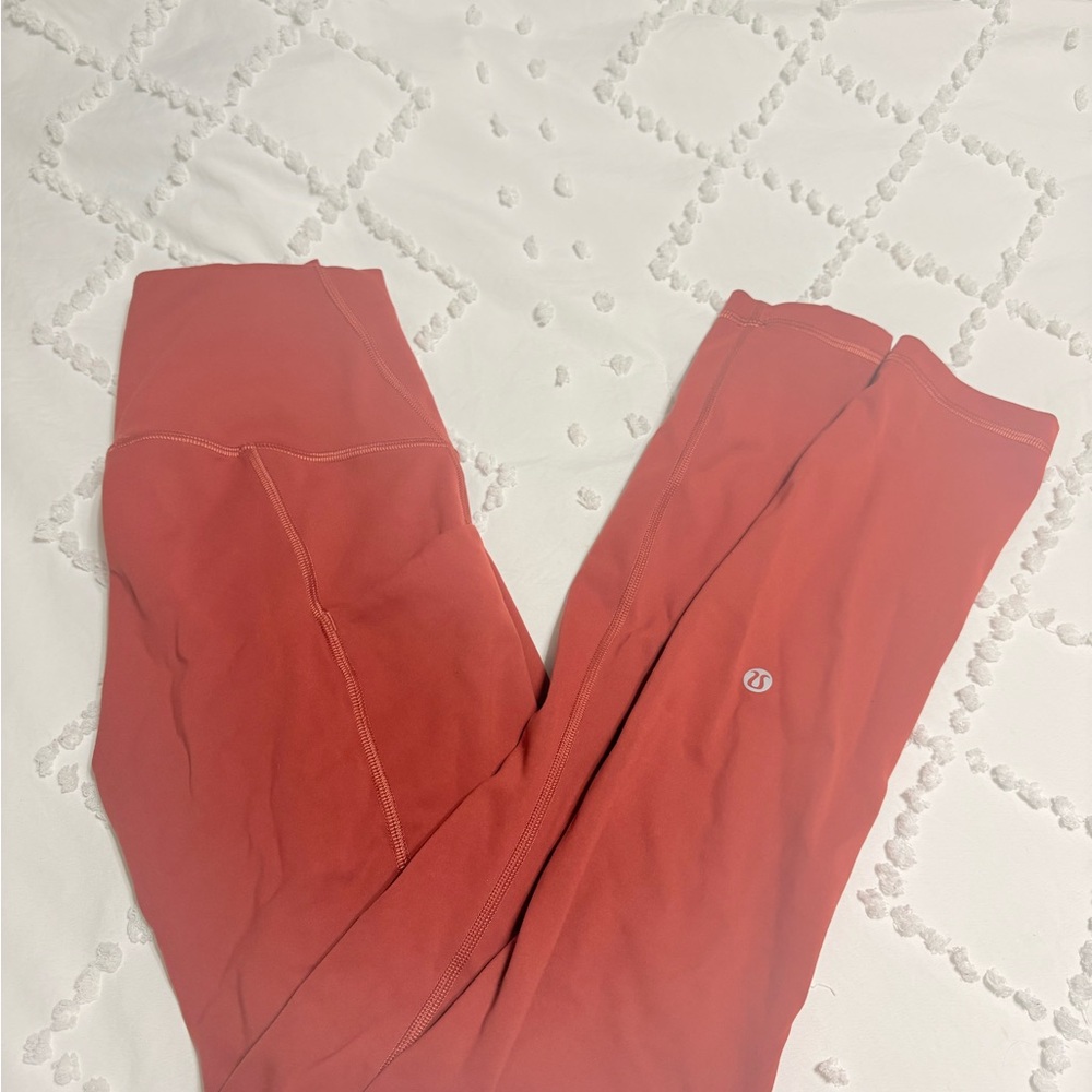 lululemon athletica Rust Red Leggings